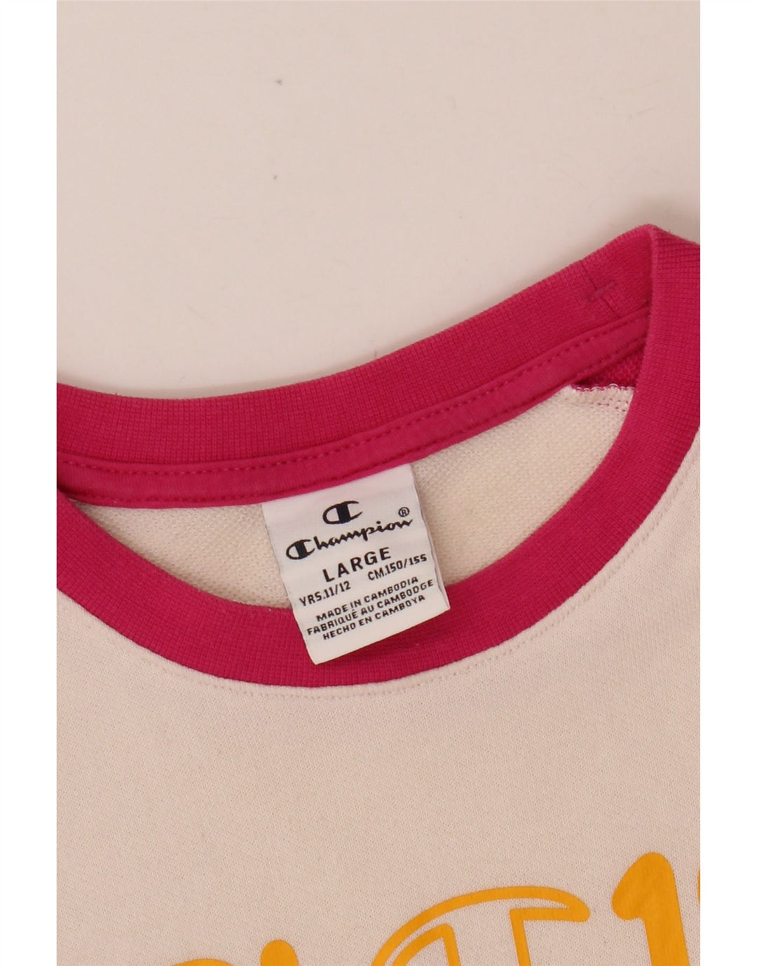 Pulover pentru fete CHAMPION Pulover 11-12 ani, mare, roz colorblock