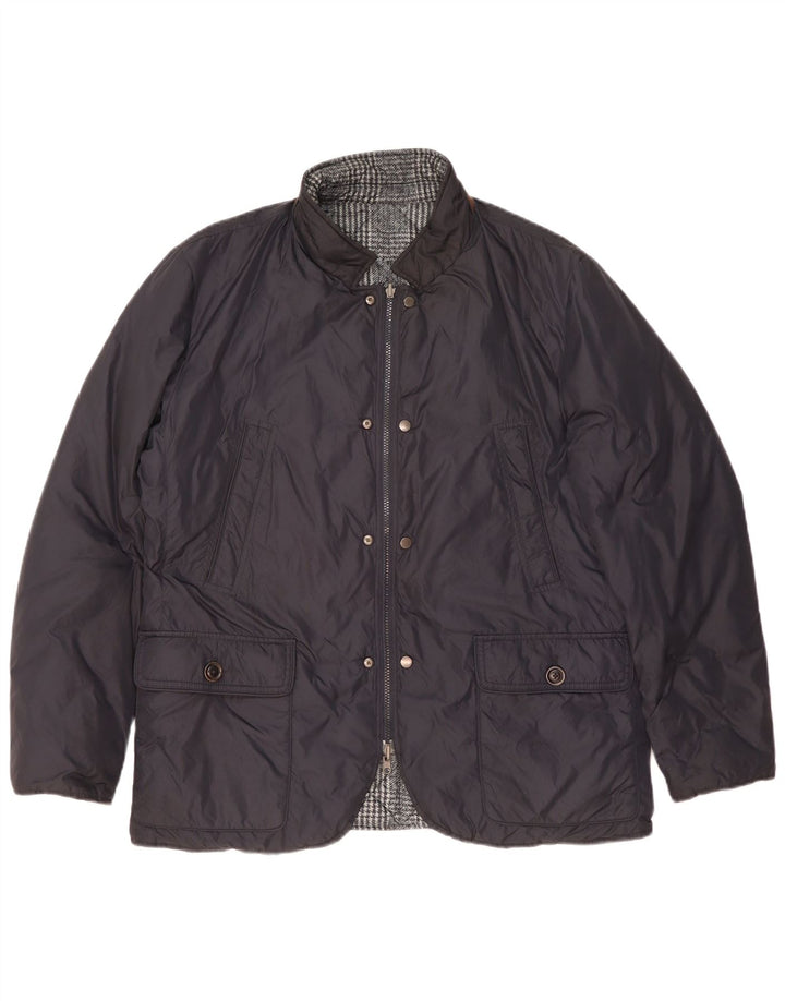 Jachetă căptușită reversibilă pentru bărbați Henry Cottons UK 42 XL Bleumarin