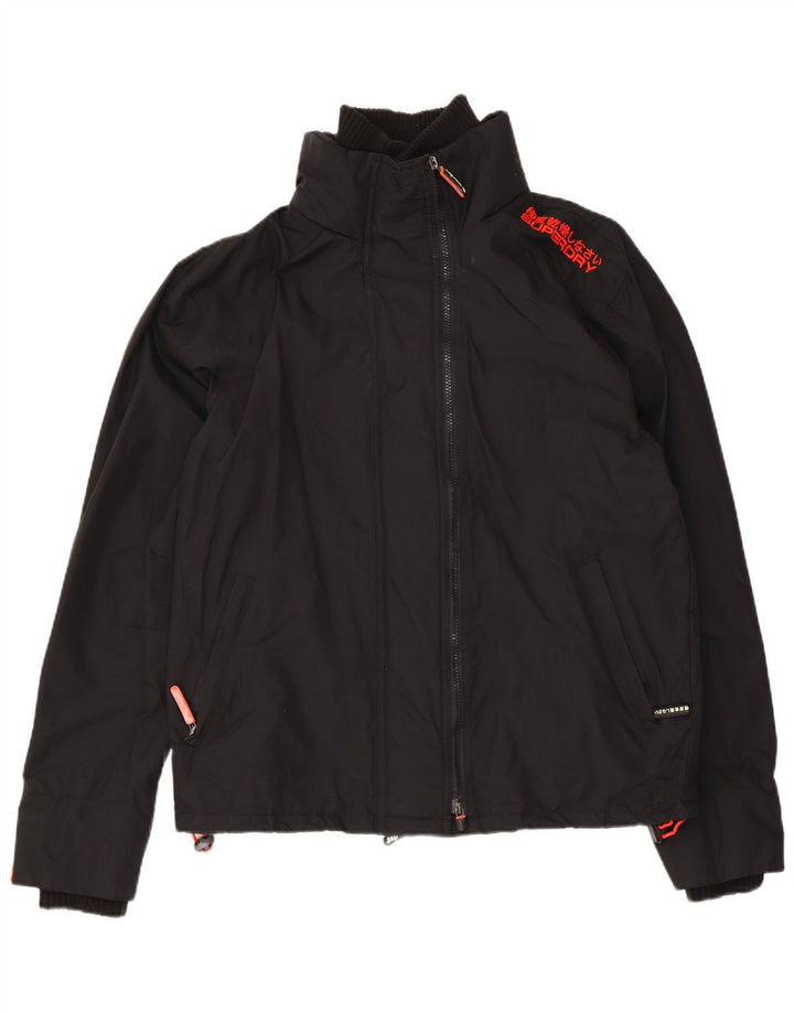 Jachetă Windbreaker pentru femei Superdry UK 18 XL Nylon negru