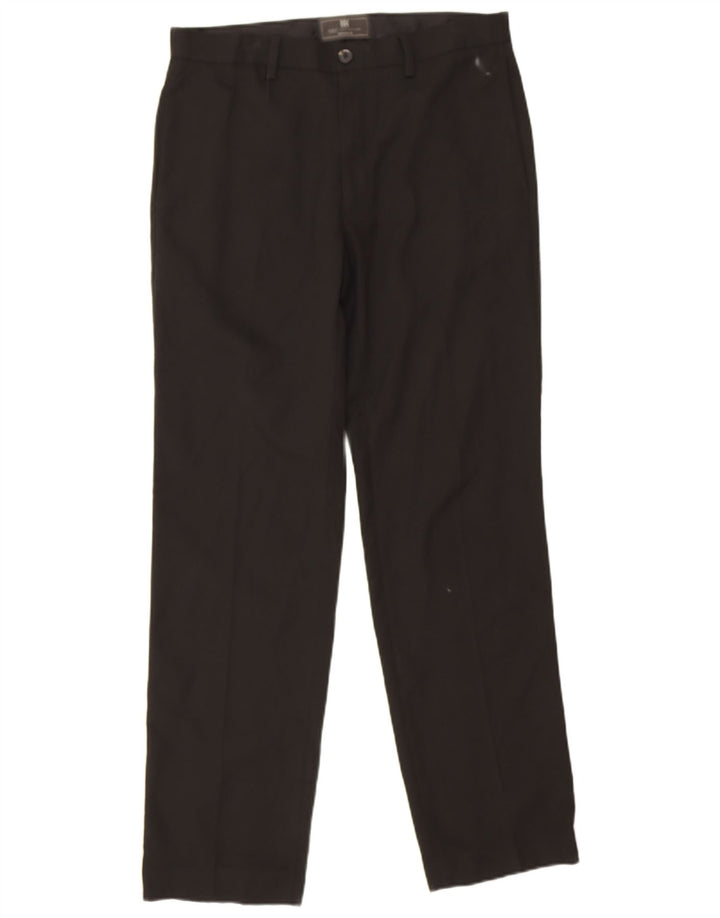 Pantaloni chino drepti pentru femei Marks & Spencer L32 L31 Poliester negru