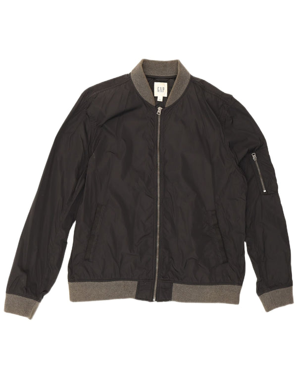 Bomber pentru bărbați Gap UK 40, mare, negru, nailon