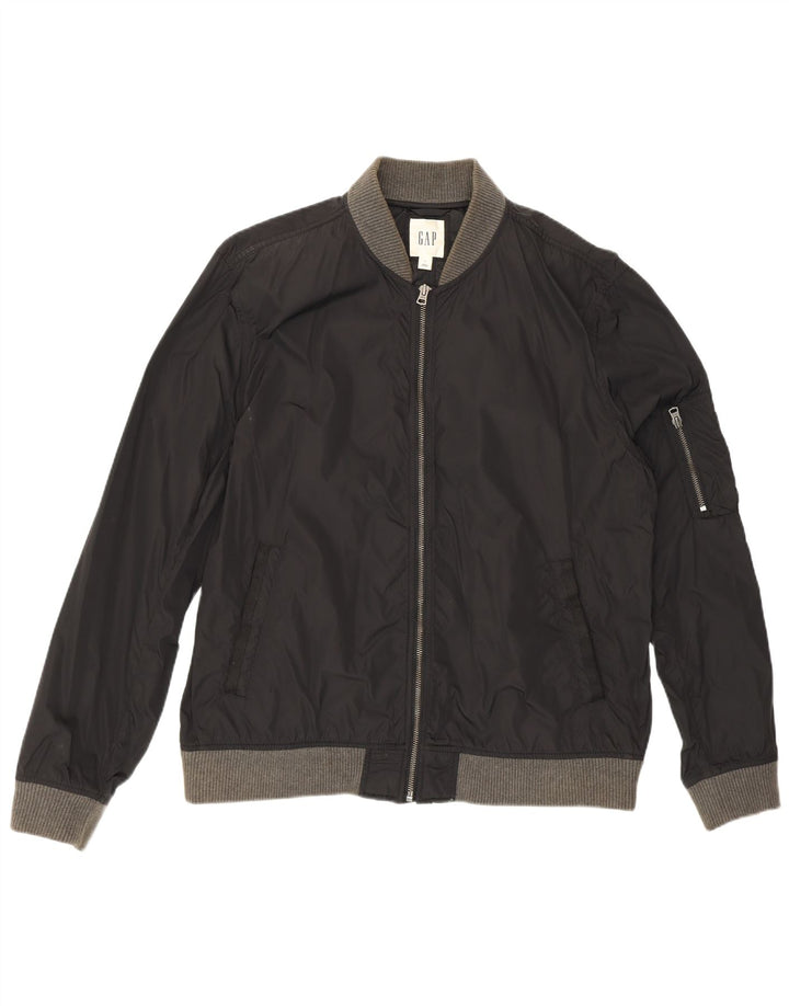 Bomber pentru bărbați Gap UK 40, mare, negru, nailon