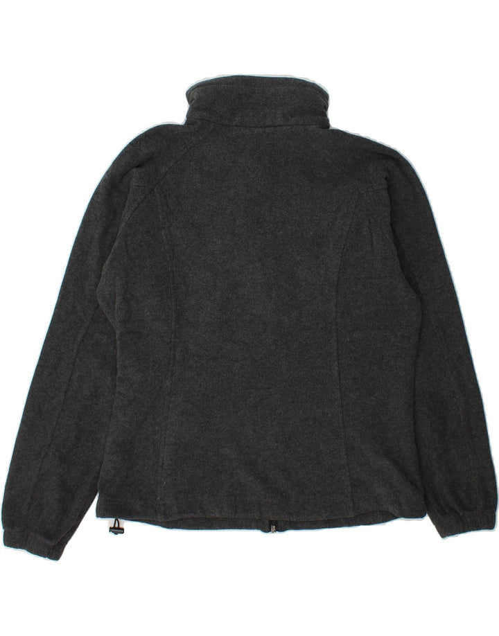 COLUMBIA Womens Fleece Jacket UK 14 Medium Grey Polyester Vintage Columbia and Second-Hand Columbia from Messina Hembry 