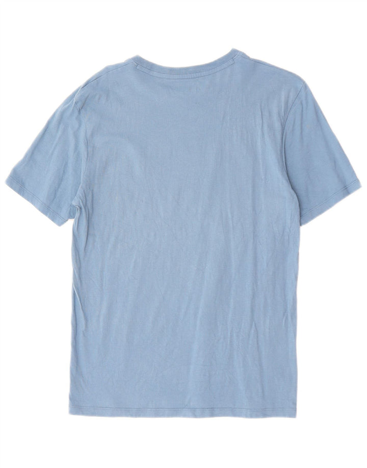 Tricou grafic TIMBERLAND pentru bărbați, cu croiala normală, din bumbac albastru mediu