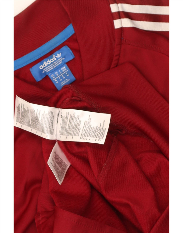 Jachetă de trening pentru bărbați Adidas, poliester maro mediu