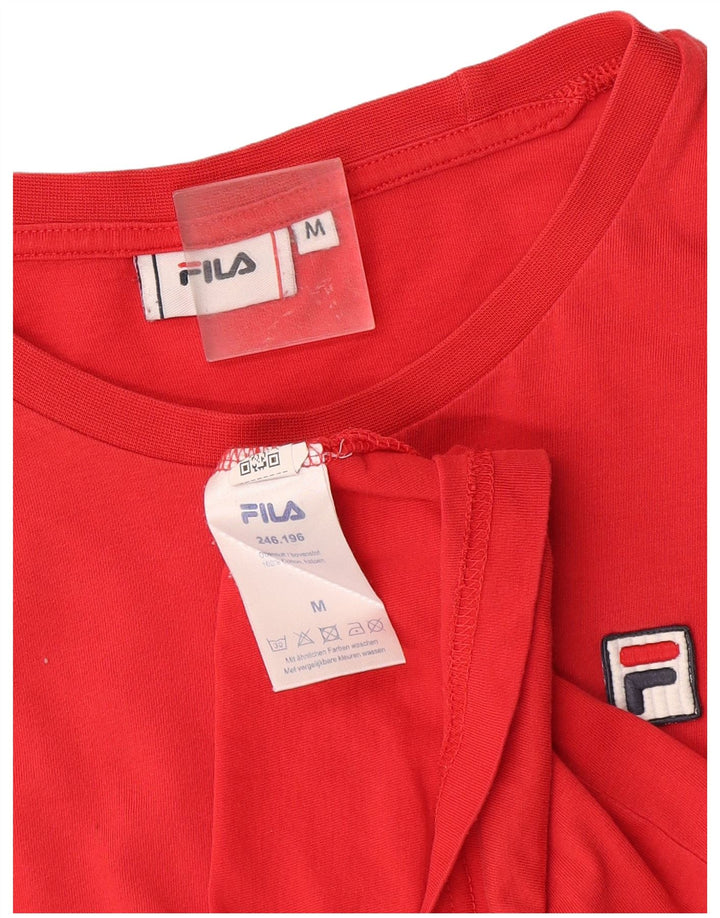Tricou Fila Femei Top UK 14 Medium Red Bumbac
