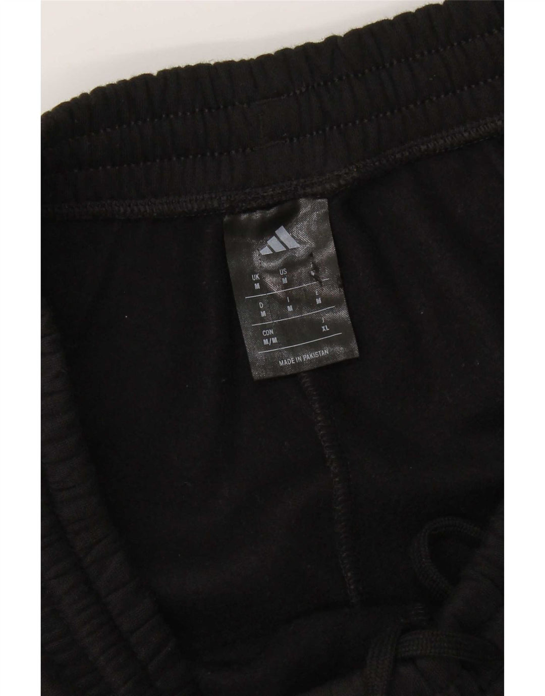 Pantaloni de trening Adidas pentru bărbați Cargo Pantaloni de jogging, bumbac mediu negru