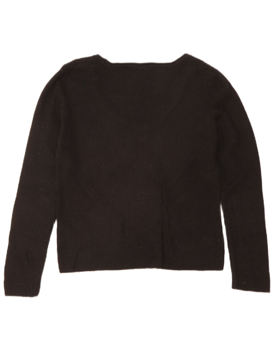 Top femeie Zara cu mânecă lungă UK 18 XL, viscoză neagră