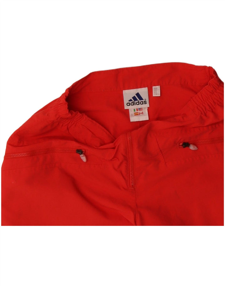 Bermude ADIDAS pentru femei UK 10 Small W28 Orange Poliamidă