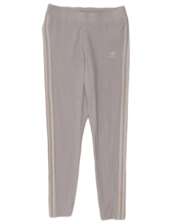 Leggings pentru femei ADIDAS UK 16, mare, albastru, bumbac