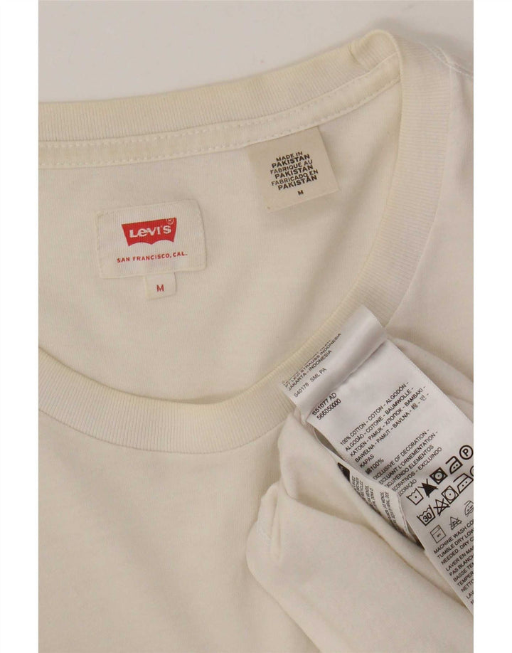 Tricou pentru bărbați Levi's Top Medium White Bumbac