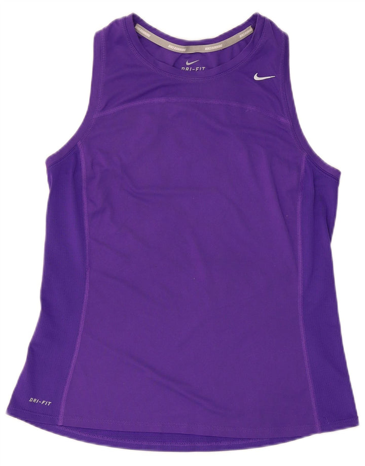 Top cu vestă Dri Fit NIKE pentru femei UK 12, violet mediu