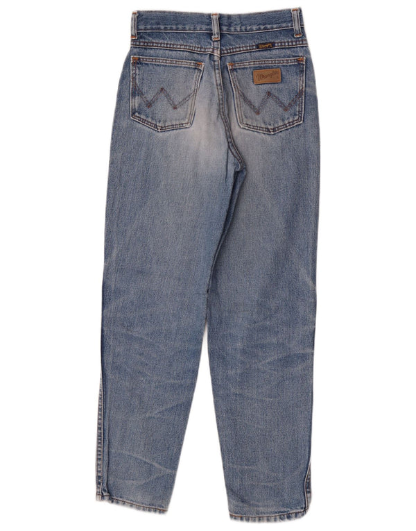Blugi conici pentru fete Wrangler 11-12 ani W24 L26 Bumbac albastru