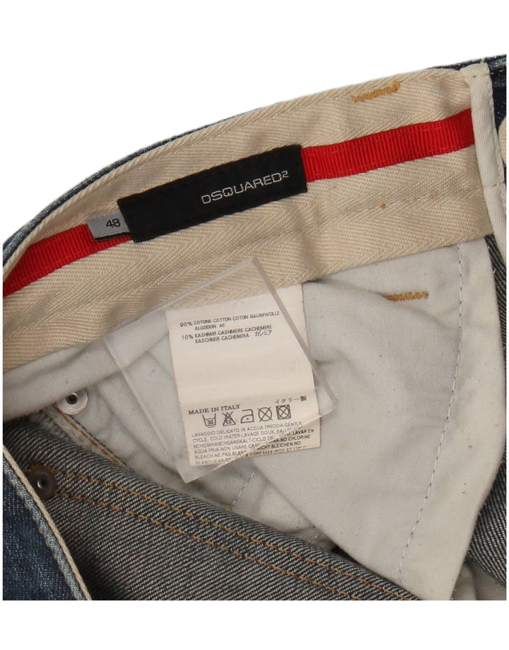 Dsquared2 Blugi Drepți Bărbați IT 48 Medium L34 L29 Bumbac Albastru