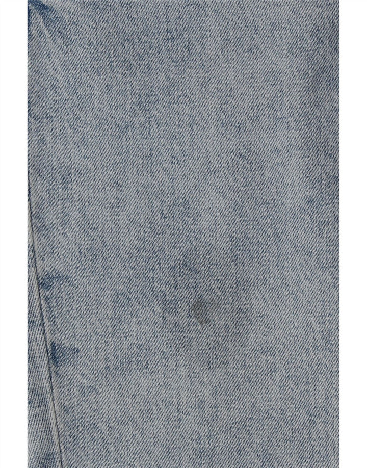Blugi drepti pentru femei Zara EU 40 Medium W30 L26 Albastru
