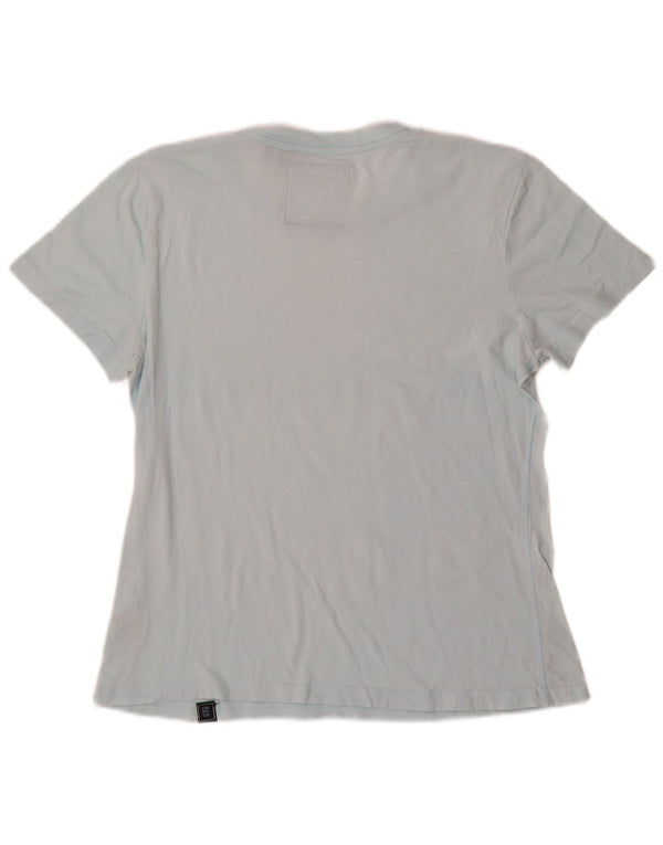 Tricou grafic Superdry pentru femei Top UK 12 Medium Blue Bumbac