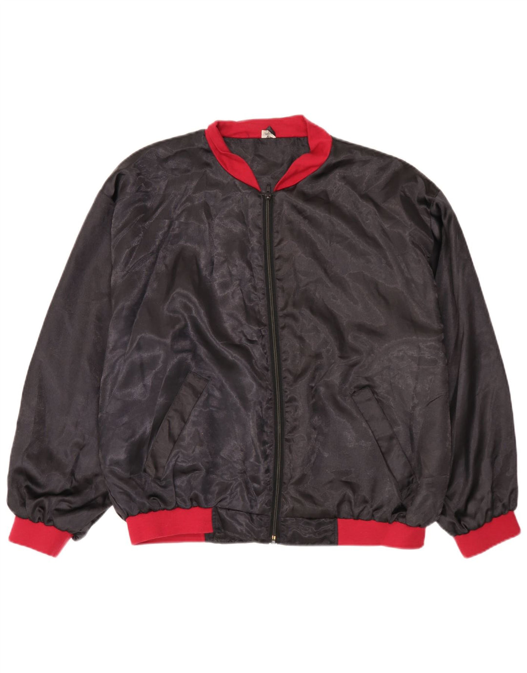 Bomber vintage pentru bărbați UK 38 Medium Black Colorblock Poliamidă