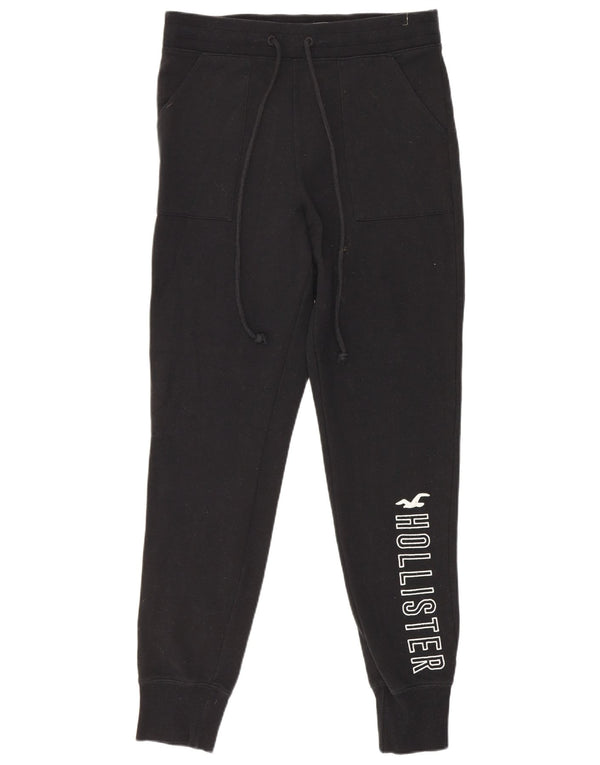 Pantaloni de trening Hollister Graphic pentru femei Pantaloni de jogging UK 12 Medium Black