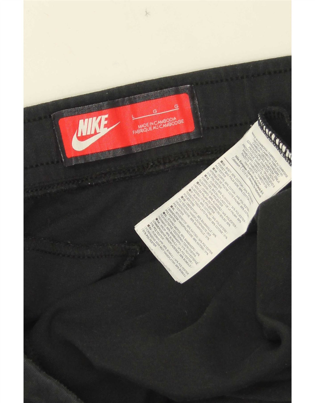 Pantaloni de trening Nike pentru bărbați Joggeri mari, negru, bumbac
