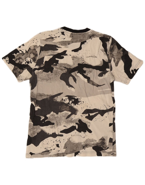 Tricou pentru bărbați Adidas Top mic, gri, camuflaj, bumbac