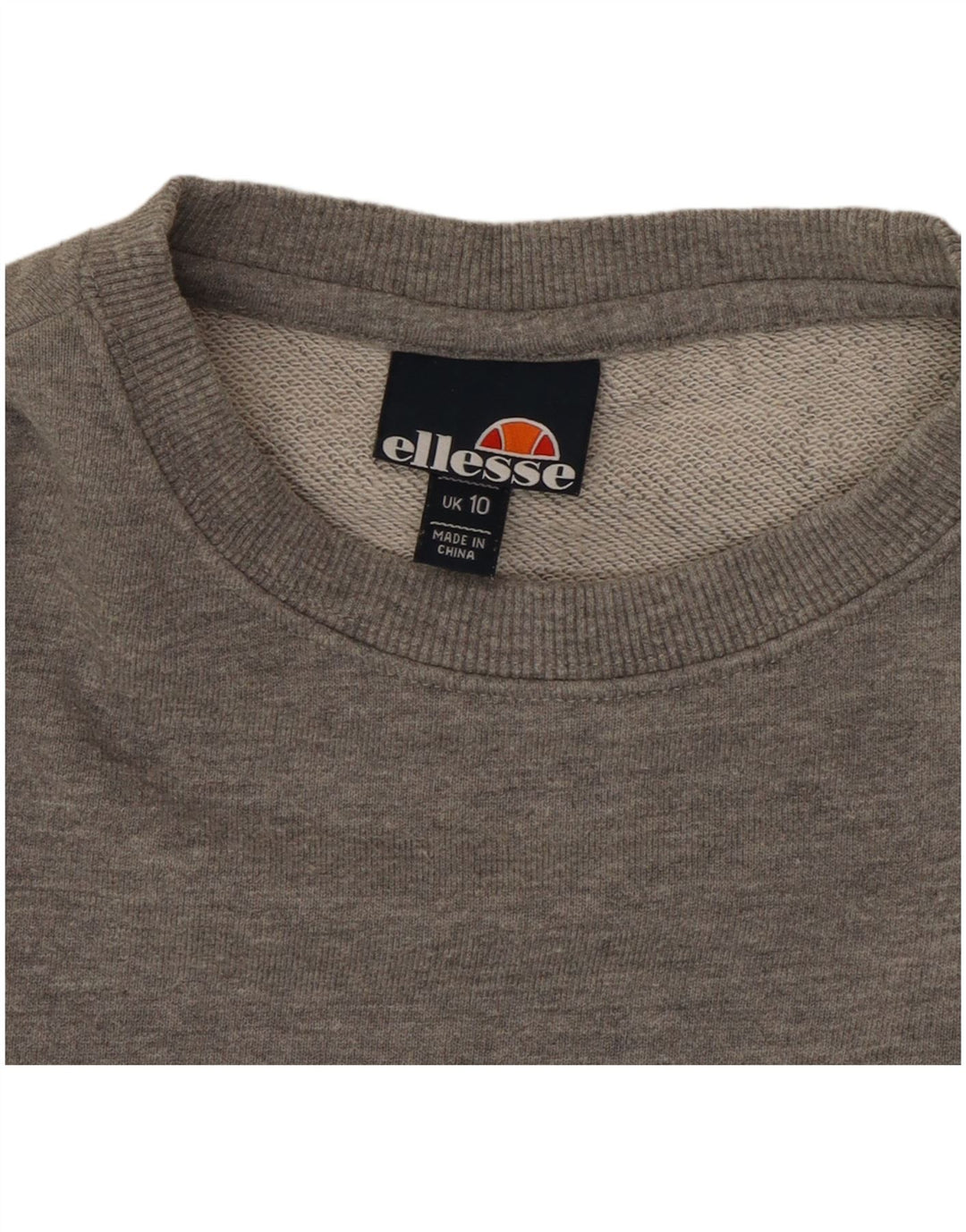 Pulover supradimensionat cu grafic pentru femei Ellesse UK 10 Mic, gri, pete
