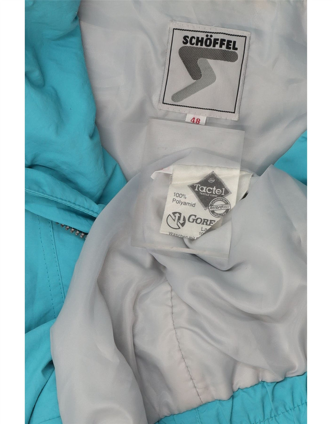 SCHOFFEL Jachetă Anorak pentru bărbați Gore-Tex cu glugă, cu tăiere lentă, EU 48, albastru mediu