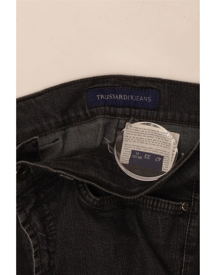 Blugi drepti TRUSSARDI pentru femei W31 L27 gri