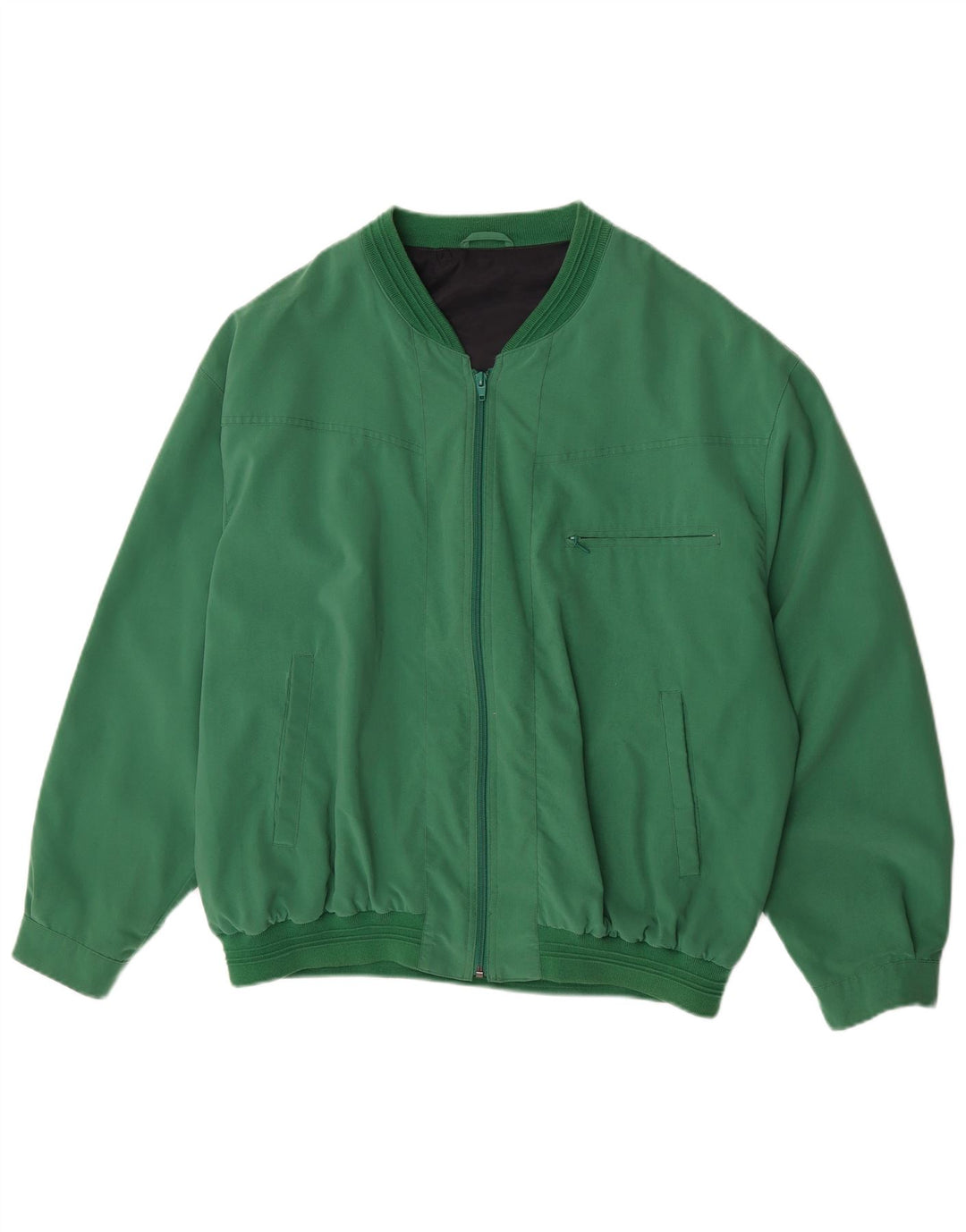 Bomber Vintage pentru bărbați UK 42 XL Poliester verde