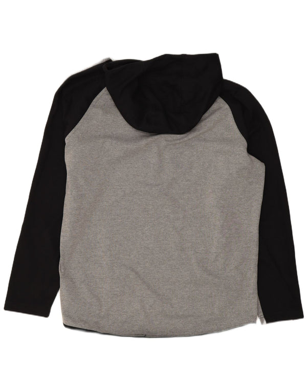 Pulover Nike pentru bărbați, XL, gri din bumbac color bloc