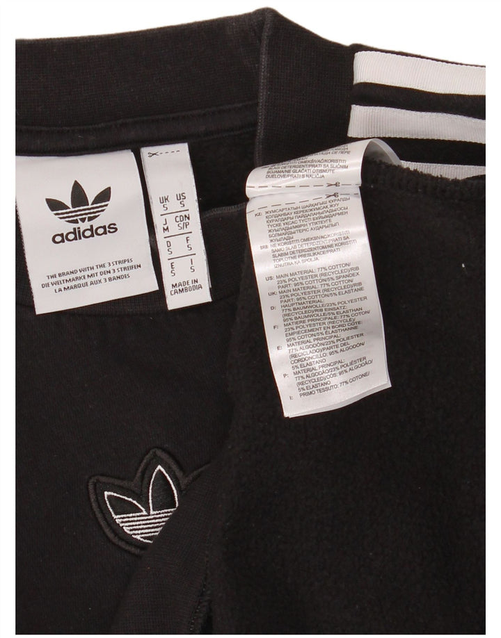 Pulover ADIDAS pentru bărbați, cu croiala lejeră, cu grafică, bumbac mic, negru