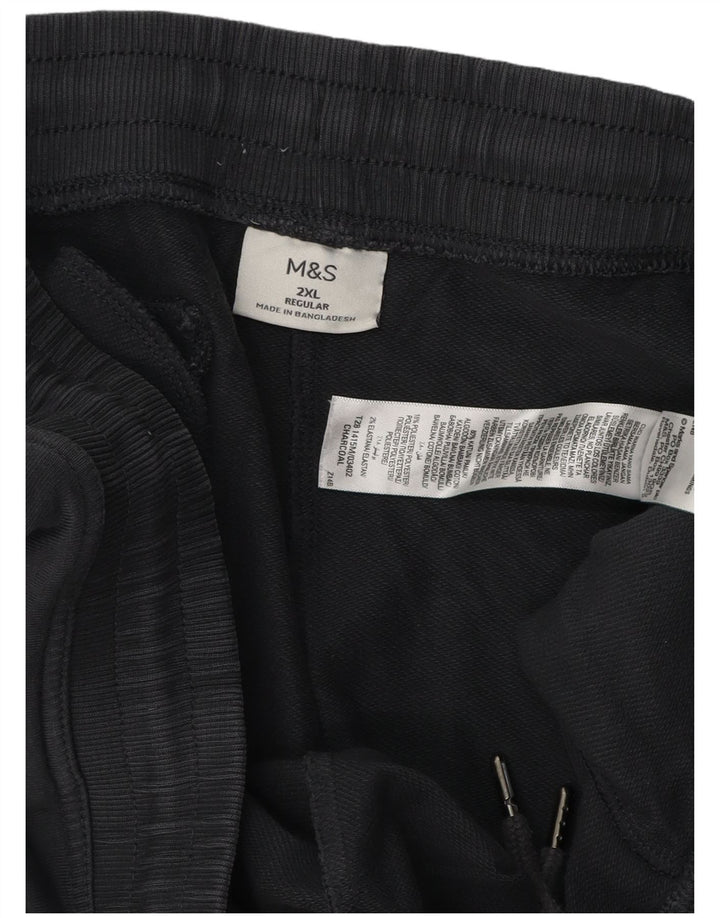 Pantaloni de trening obișnuiți pentru bărbați Marks & Spencer, bumbac gri 2XL