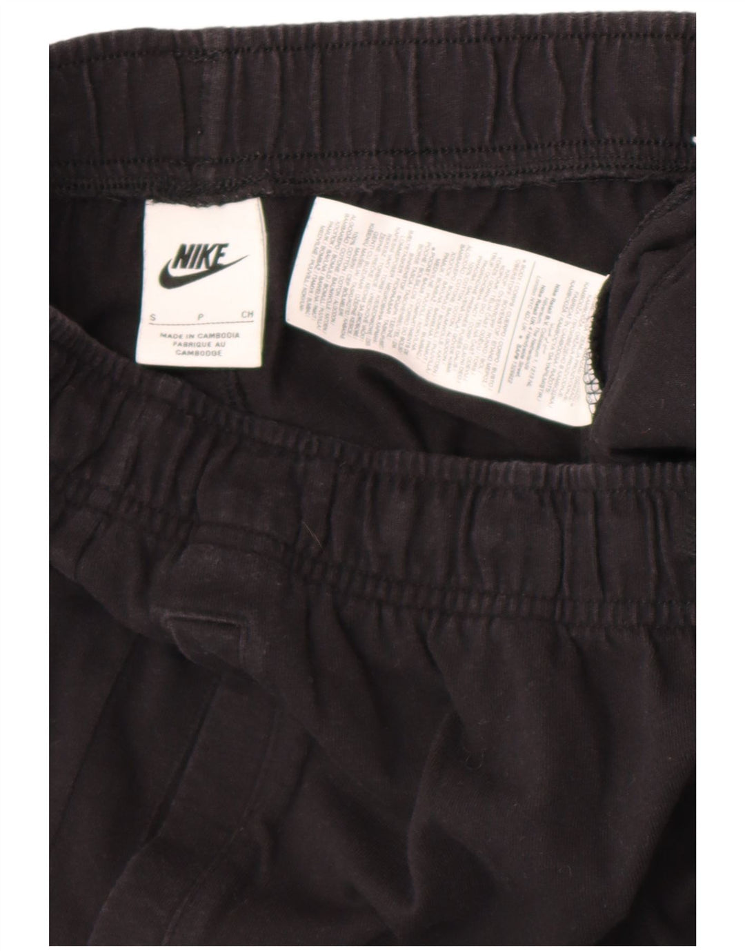 Pantaloni scurti sport Nike pentru bărbați, bumbac negru mic
