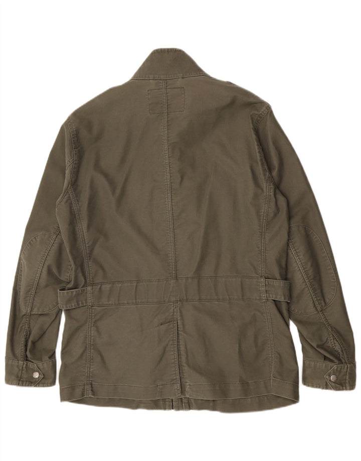 Jachetă militară pentru bărbați Woolrich UK 40 mare, bumbac kaki