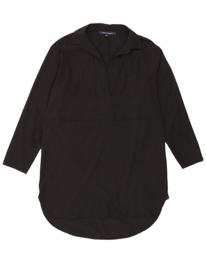 FRENCH CONNECTION Cămașă cu paragate pentru femei UK 8 Small Black