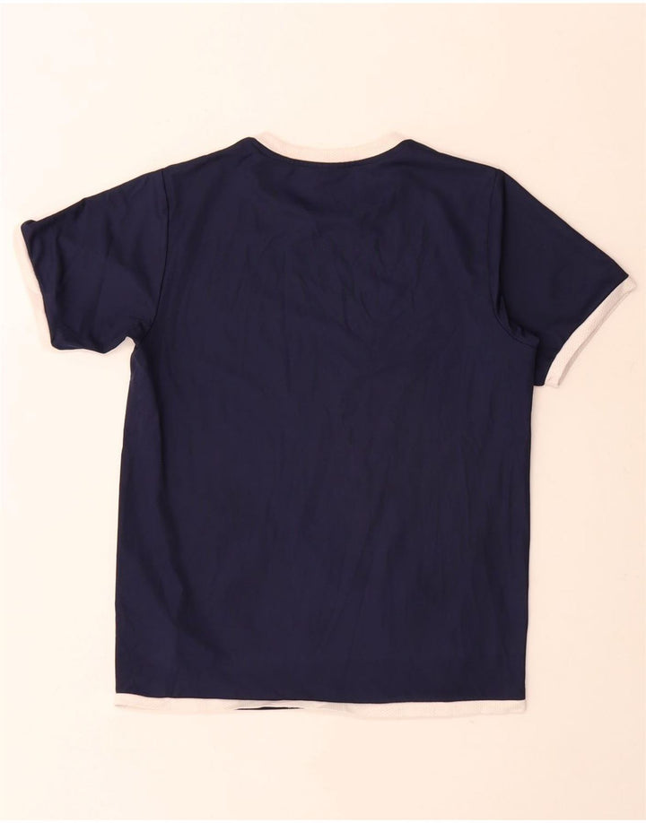 Tricou Puma Băieți Top 11-12 Ani Bleumarin Poliester Colorblock