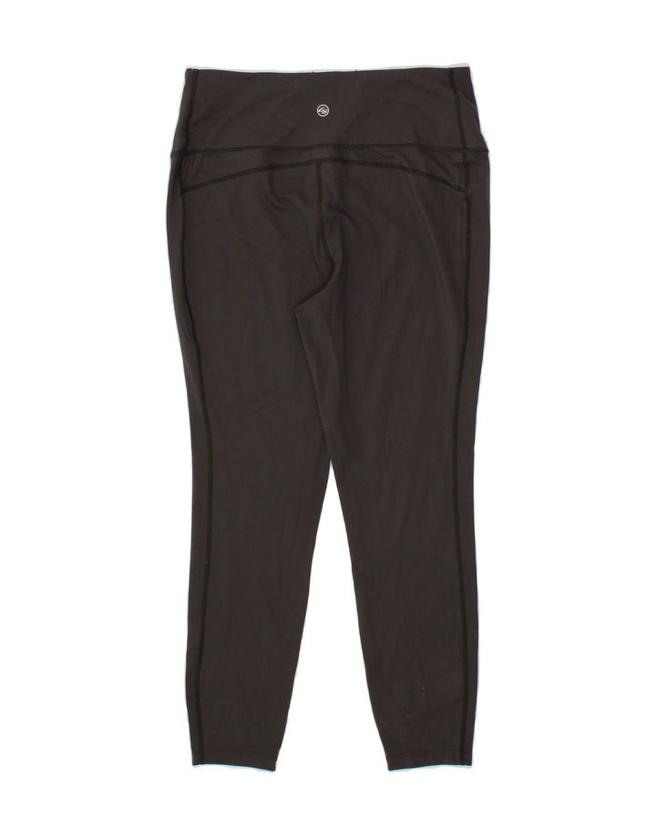 EDDIE BAUER Womens Leggings UK 16 Large  Grey Nylon Vintage Eddie Bauer and Second-Hand Eddie Bauer from Messina Hembry 