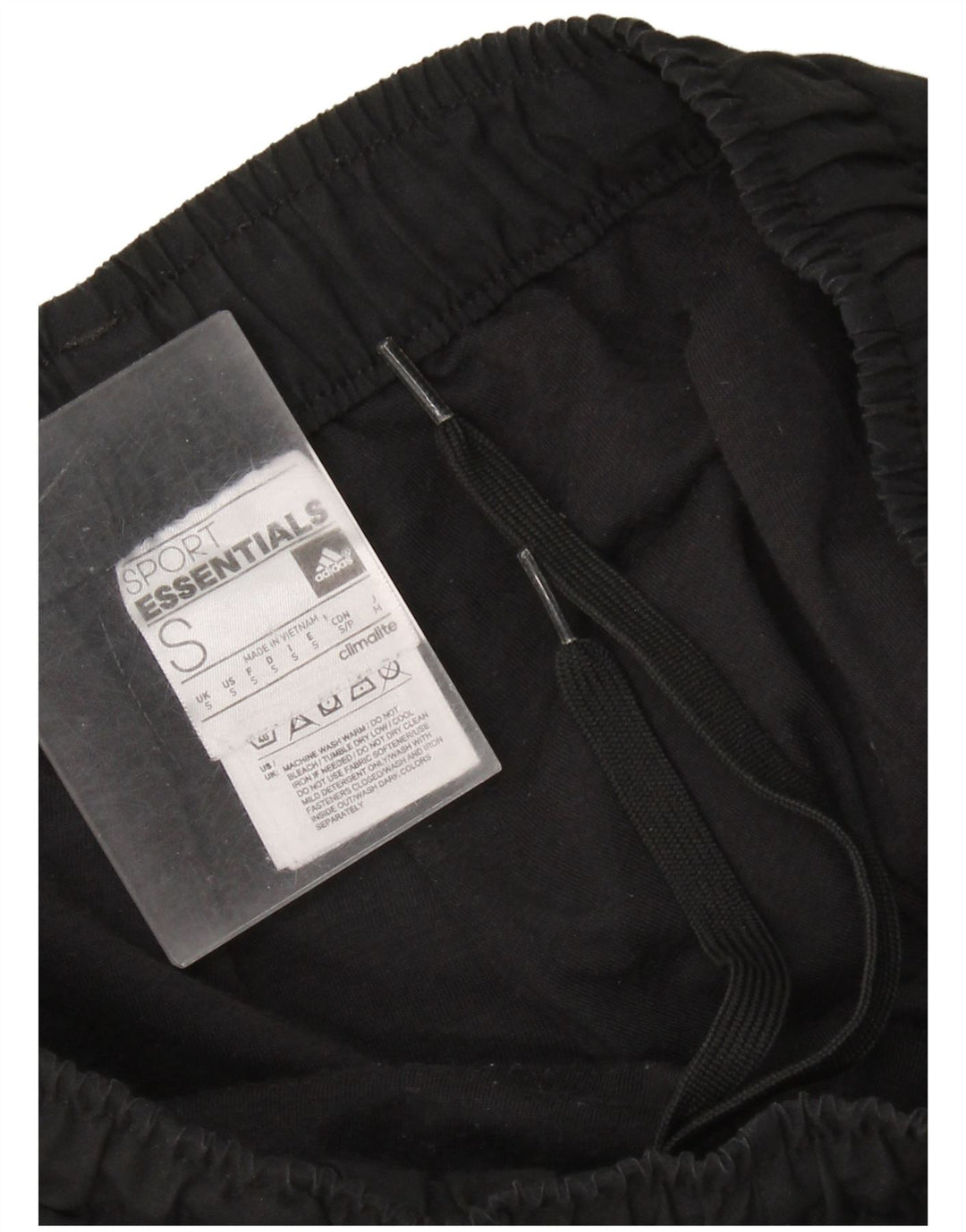 Pantaloni de trening pentru bărbați Adidas Pantaloni de jogging Mici Poliester negru