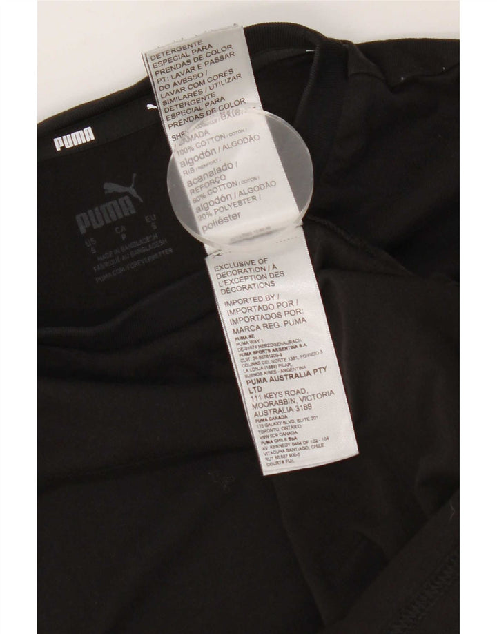 Vestă Puma pentru bărbați, bumbac negru mic