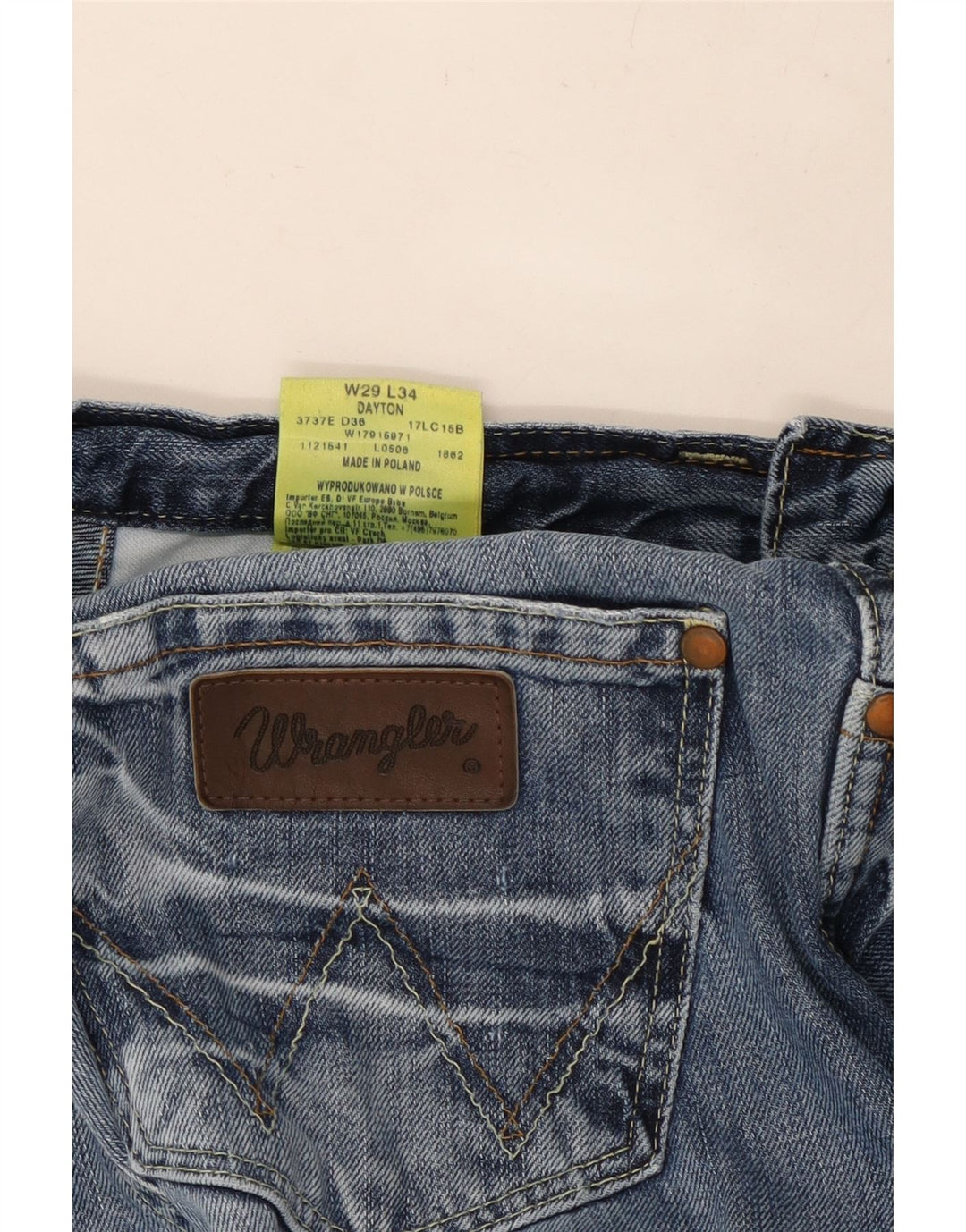 WRANGLER Blugi pentru bărbați Dayton Bootcut W29 L34 Bumbac albastru