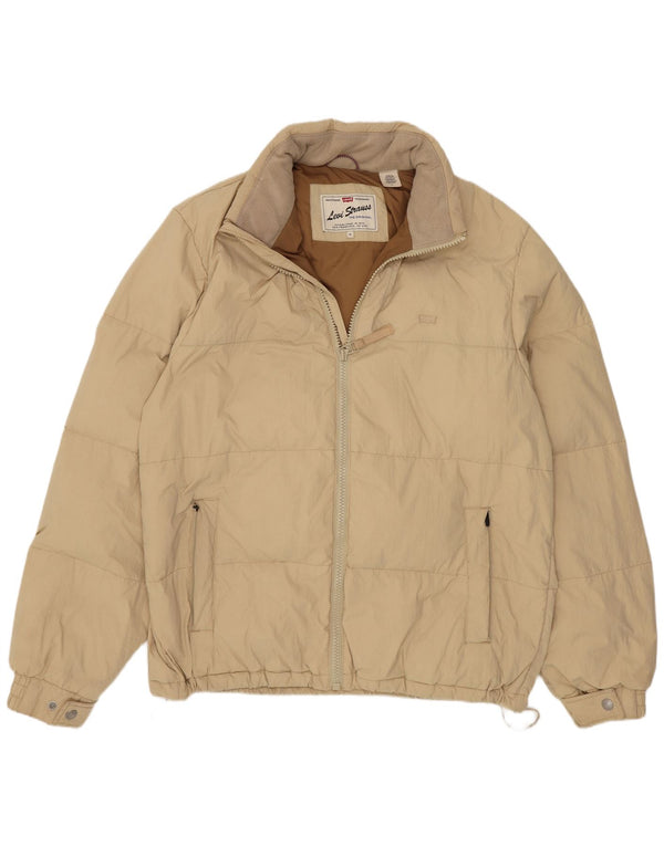 Jachetă căptușită pentru bărbați Levi's UK 38 Medium Bej Poliamidă