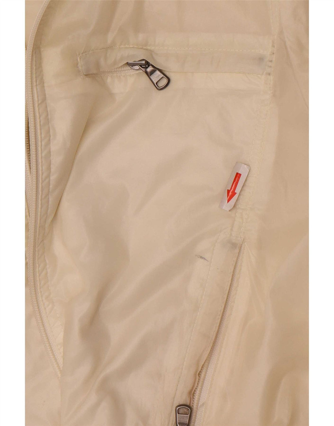 Jachetă bomber pentru femei Calvin Klein Jeans UK 16 mare poliamidă alb