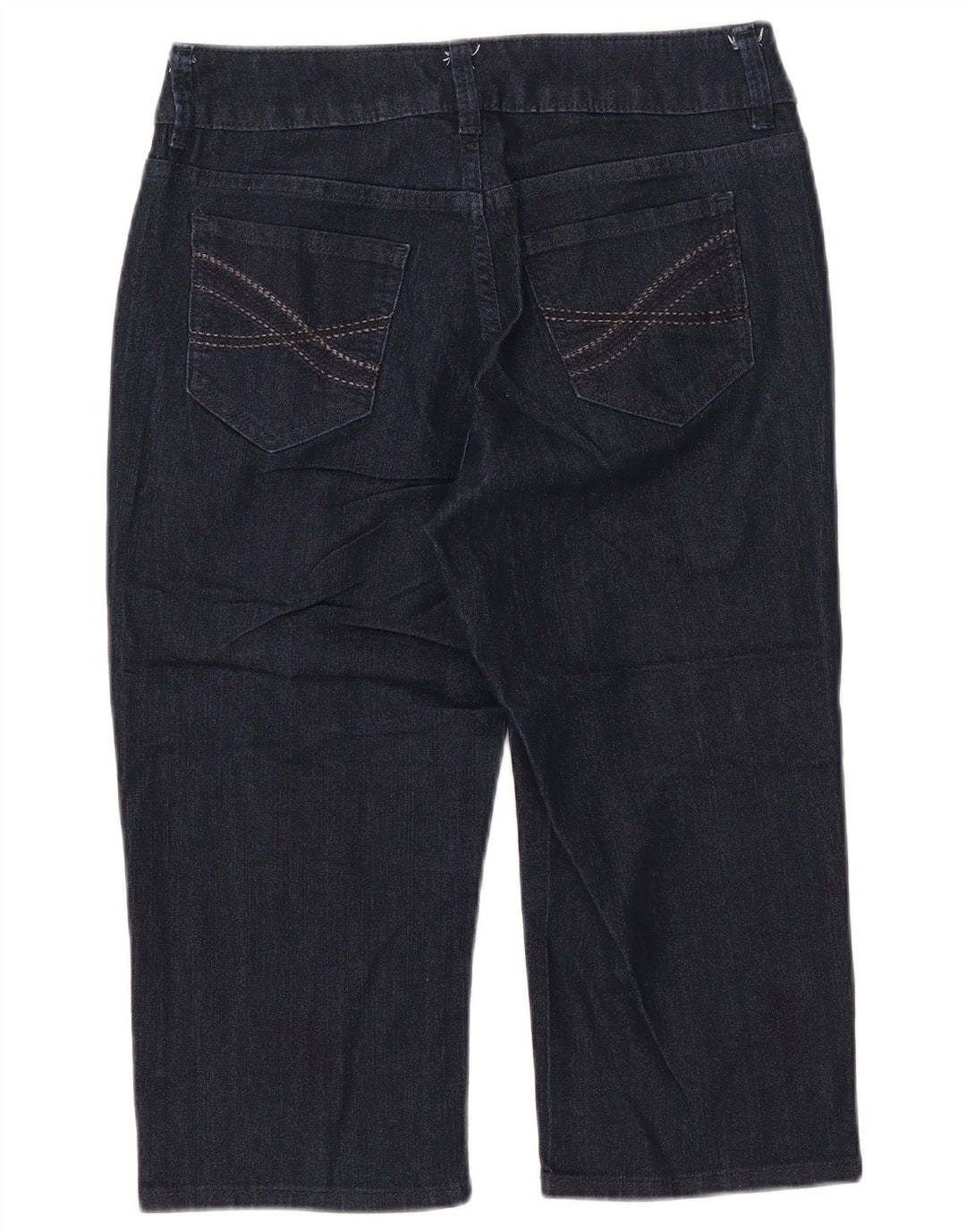 Blugi Capri Riders LEE pentru femei US 8 Medium W30 L18 Bumbac bleumarin