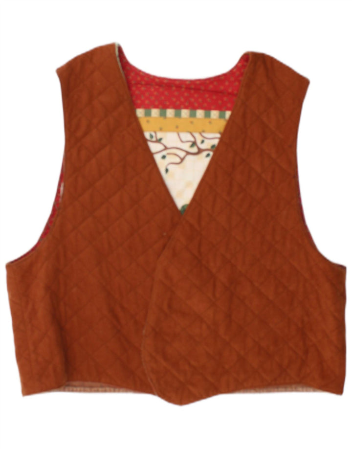Vestă cu grafică vintage pentru femei UK 16, mare, multicoloră, mozaic