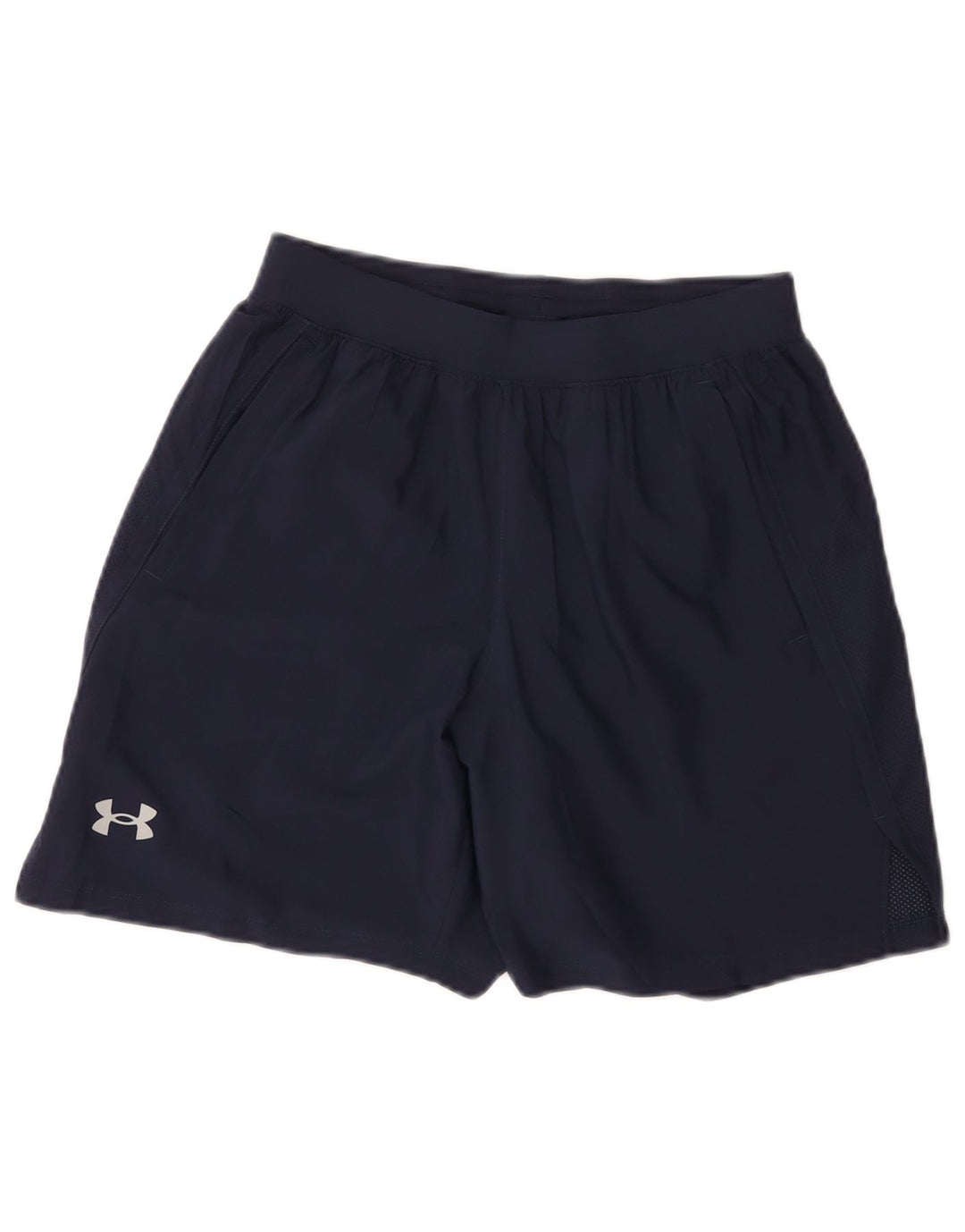 Pantaloni scurti sport Under Armour pentru femei UK 10 Small, bleumarin, poliester