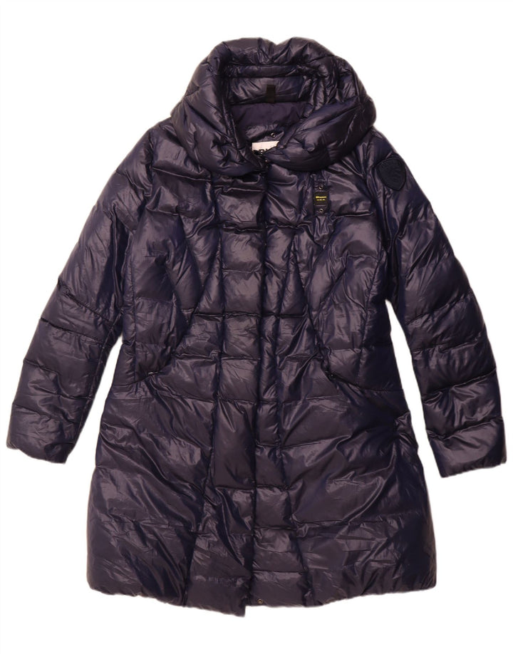 Blauer pentru damă, cu glugă, căptușită, UK 18 XL, poliester, albastru