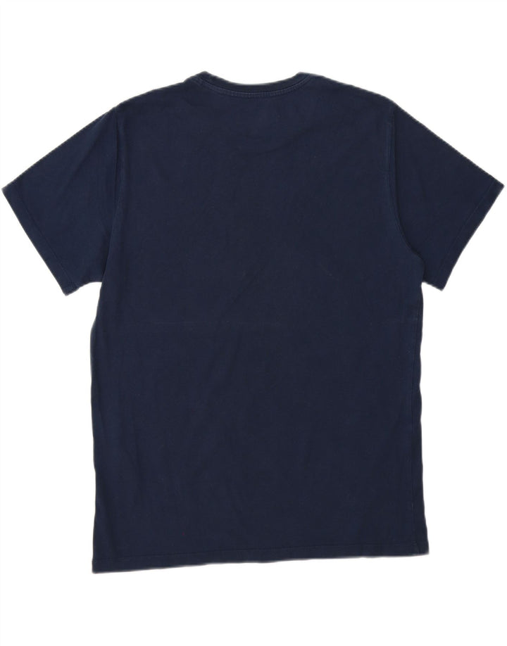 LEVI'S Mens Graphic T-Shirt Top Medium Navy Blue Cotton Vintage Levi's and Second-Hand Levi's from Messina Hembry 