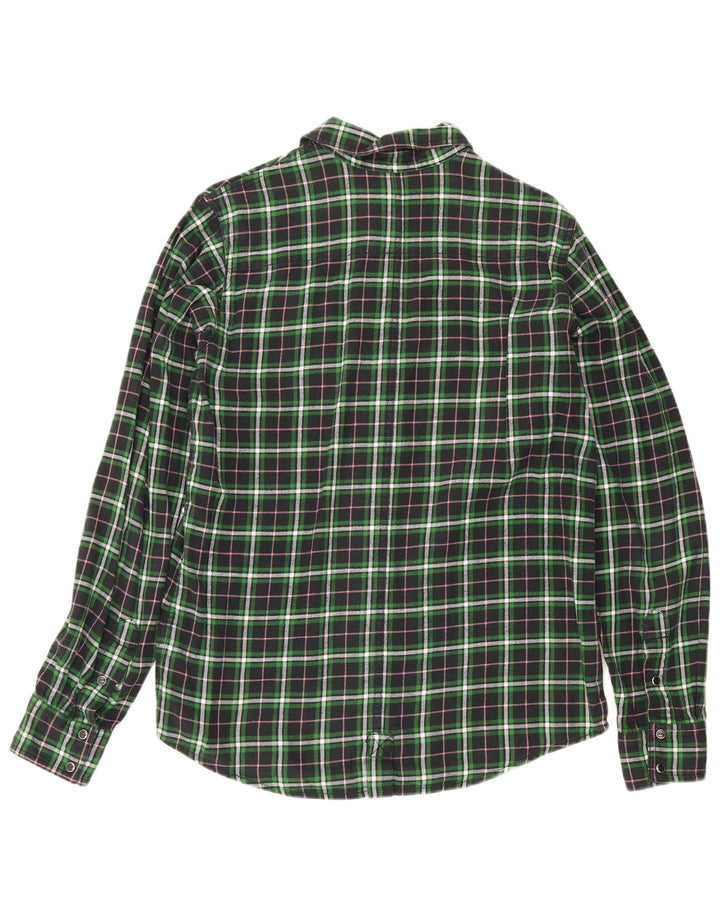 Cămașă de flanel pentru bărbați Dickies, bumbac cu carouri verzi mari
