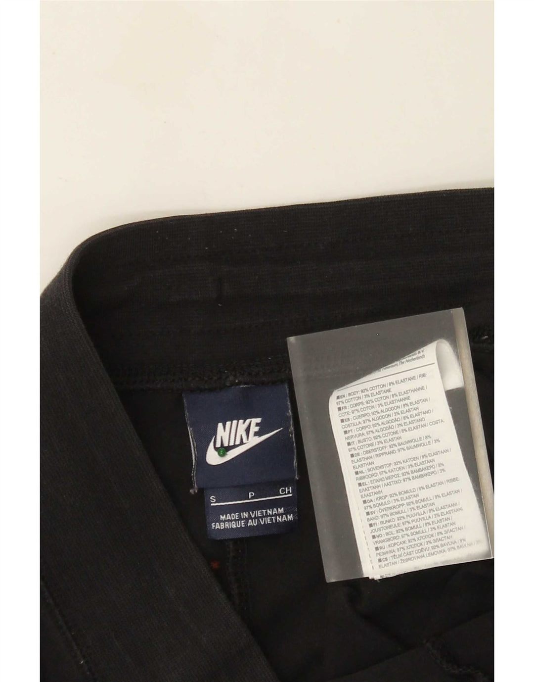 Pantaloni scurti sport Nike pentru femei UK 10 mici, negru, bumbac