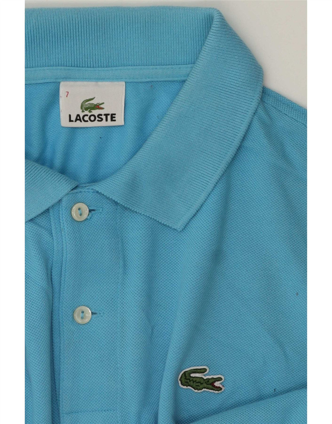 Tricou polo pentru bărbați Lacoste Mărimea 7 2XL Albastru