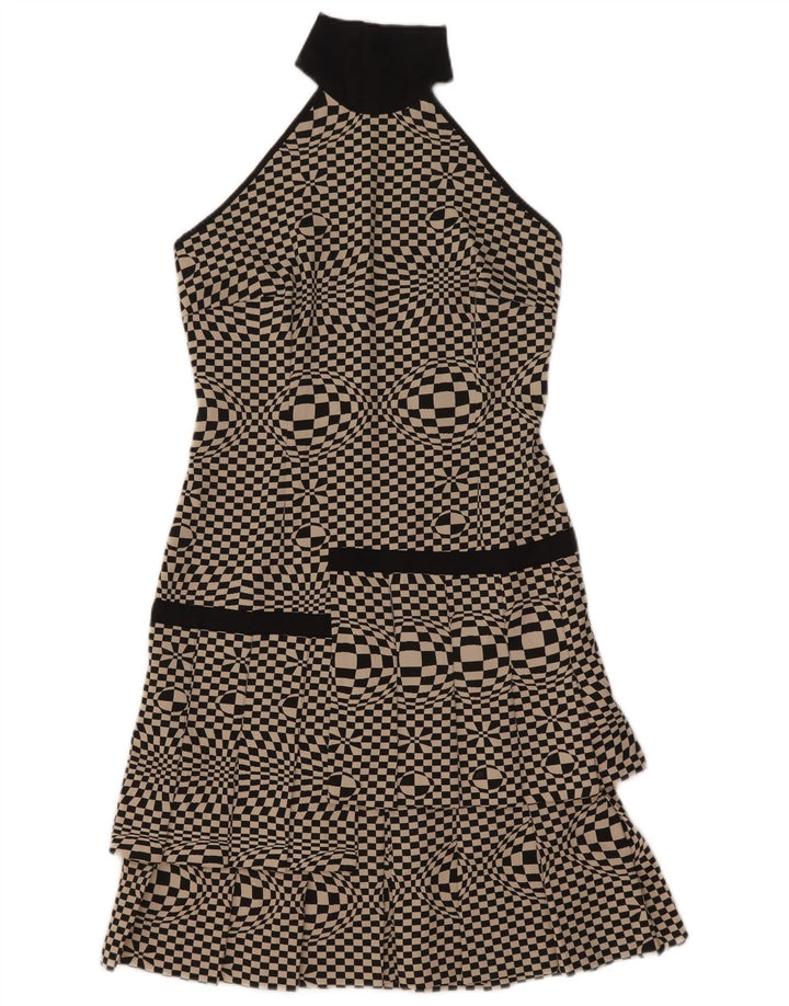 Rochie Flavio Castellani Femei Halter IT 44 Medium Negru Geometric
